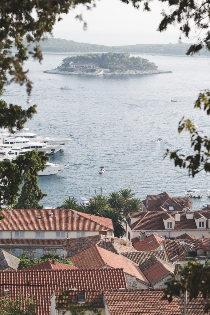 The Pakelni Islands seen from Hvar - from travel blog: http://Epepa.eu