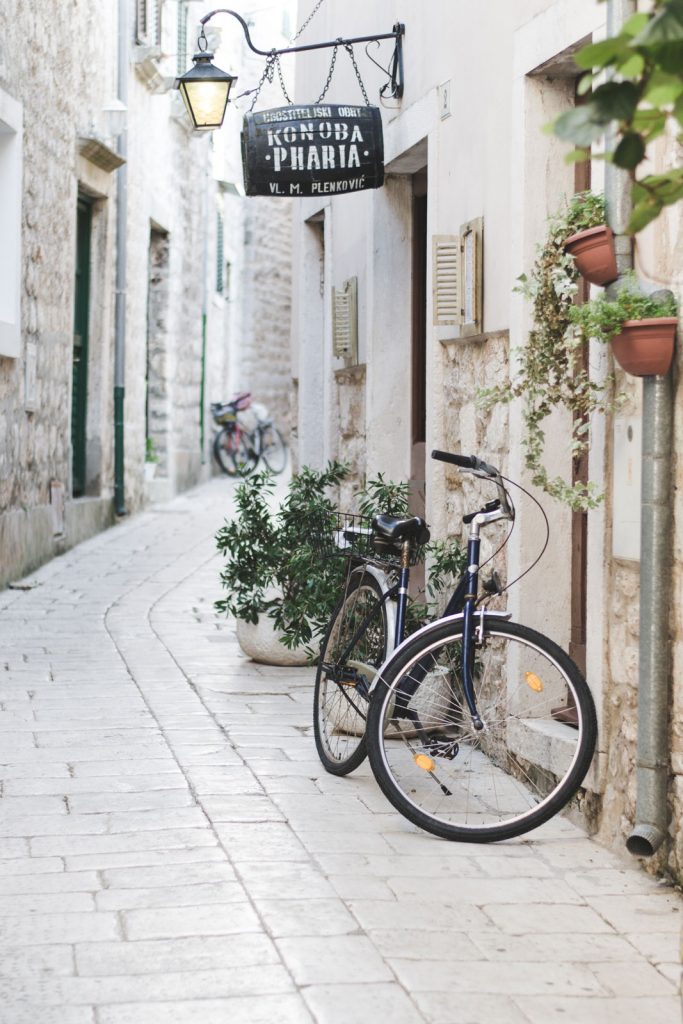 Cobblestone streets in Stari Grad, Hvar, Croatia - from travel blog: http://Epepa.eu