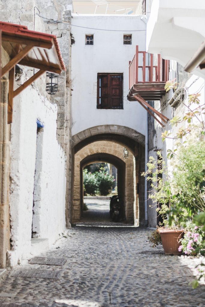 Beautiful architecture in Rhodes Old Town, Greece - from travel blog http://Epepa.eu