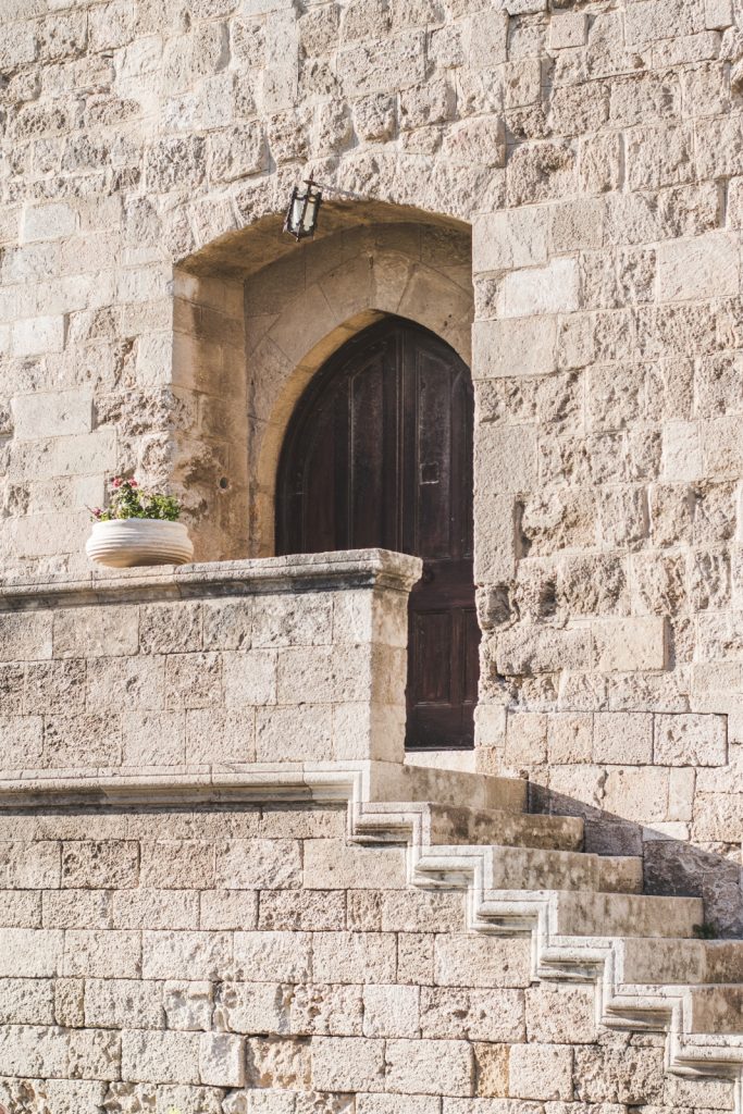 Door in the Old Town, Rhodes, Greece - from travel blog http://Epepa.eu