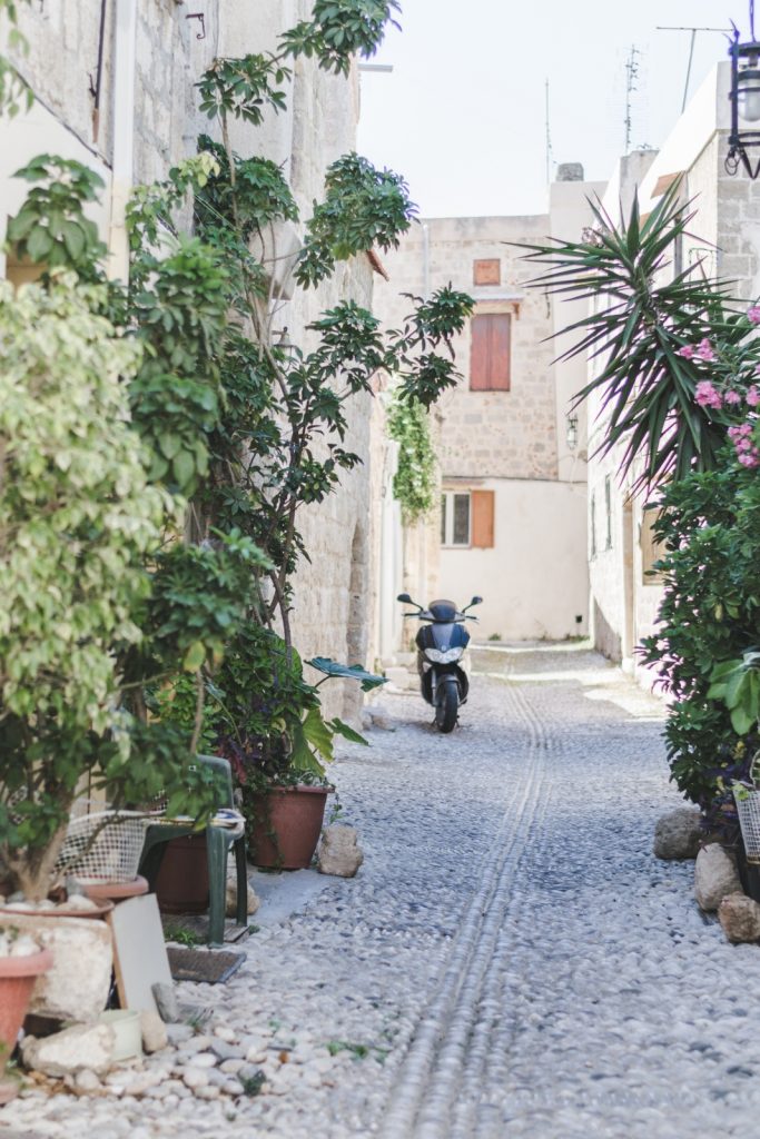 Rhodes Old Town street, Greece - from travel blog http://Epepa.eu