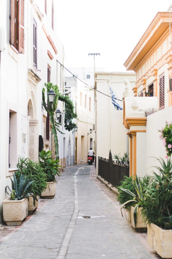 Charming architecture of the New Town Rhodes, Greece - from travel blog: http://Epepa.eu
