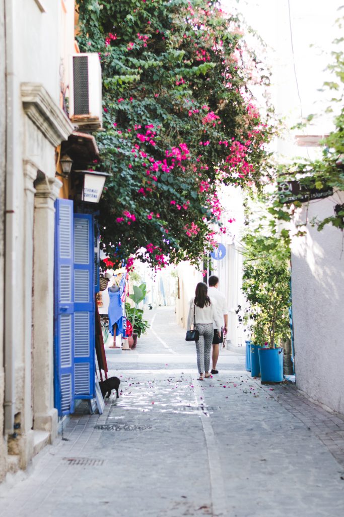 Pedestrian streets in Rhodes New Town, Greece - from travel blog: http://Epepa.eu