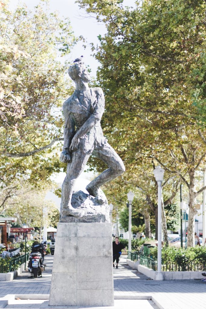 The monument of Alexandros Diakos, Rhodes Town, Greece - from travel blog: http://Epepa.eu