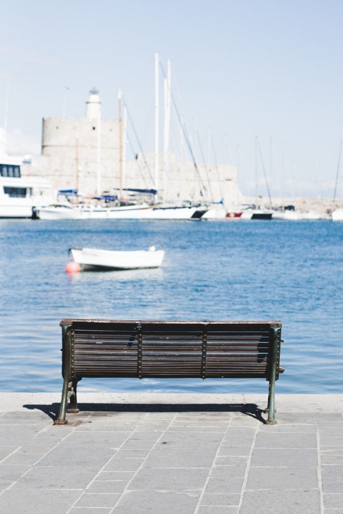 A view of Mandraki Harbour, Rhodes Town, Greece - from travel blog: http://Epepa.eu