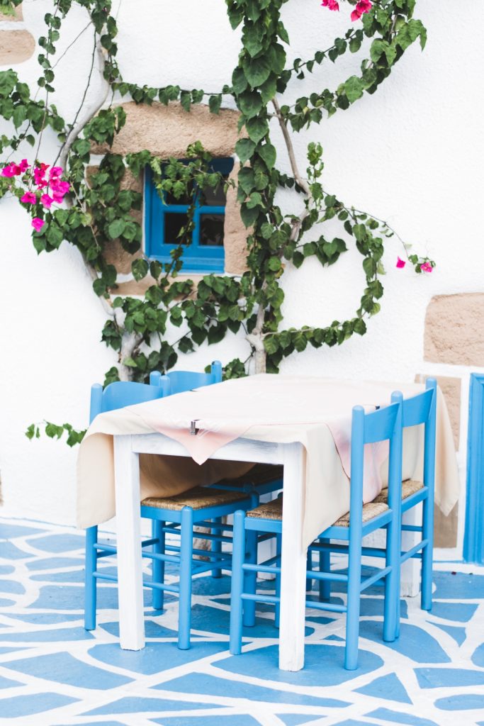 Beautiful Greek restaurant in Rhodes Town, Greece - from travel blog: http://Epepa.eu