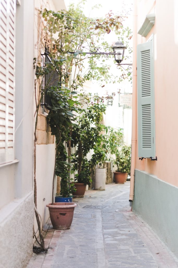 Charming alleyway in Rhodes New Town, Greece - from travel blog: http://Epepa.eu