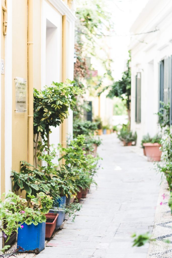 Winding street in Rhodes New Town, Greece - from travel blog: http://Epepa.eu