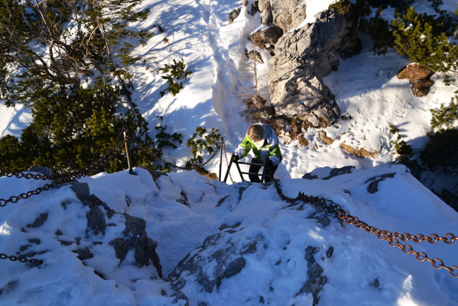 Winter one-day trip from Vienna to the local Alps, Wiener Hausberge