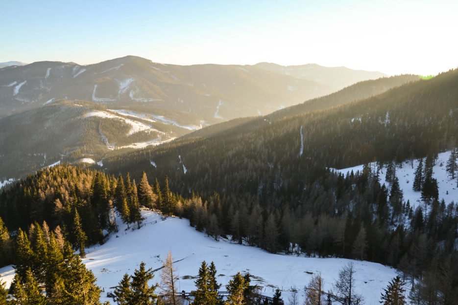 Viennese Alps, the local mountains of Vienna, Austia