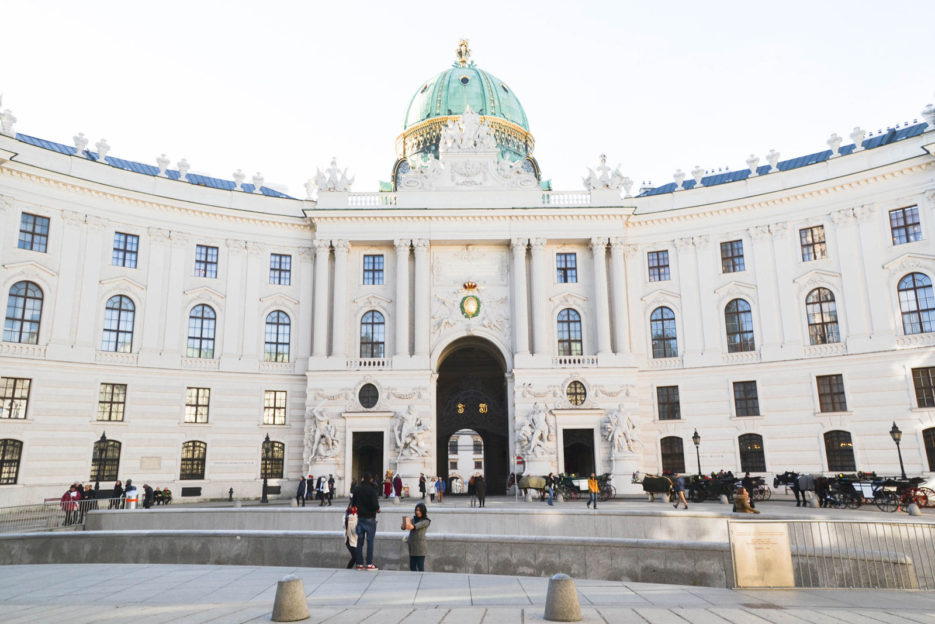 St. Michael's Wing, a beautiful part of the Hofburg Palace in Wien, Österreich