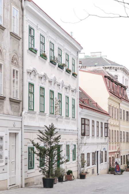 A romantic quarter Spittelberg, Vienna, Austria