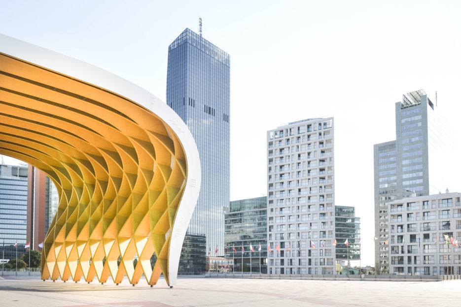 Nowoczesna architektura Vienna International Centre, Wiedeń