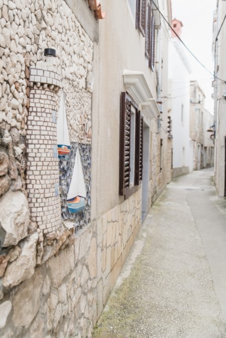 A narrow street on the island of Susak, Croatia - from travel blog: https://epepa.eu