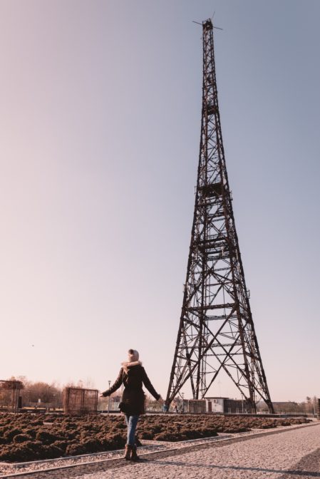 The Gliwice Radio Tower (Radiostacja Gliwice) in Poland is the highest wooden structure in Europe