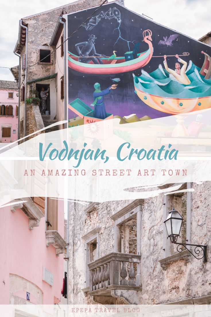 Vodnjan, Croatia - the amazing street art town in Istria