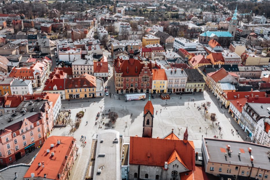 Tarnowskie Góry, one of the most beautiful cities in Silesia, southern Poland