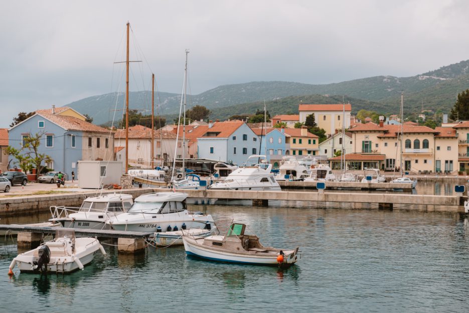 The port of Nerezine, Losinj, Croatia