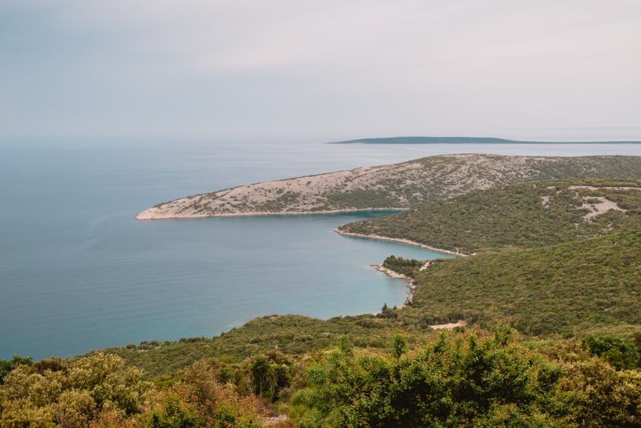 Cres, Croatia - the rugged and inaccessible coast of the island