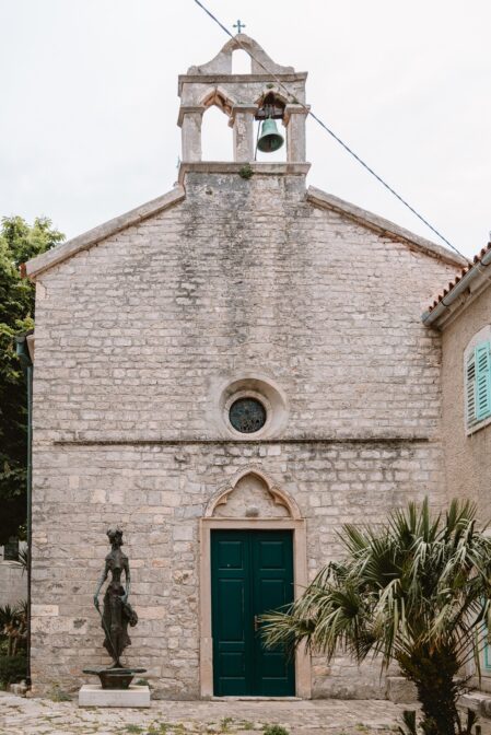 The Church of St. Gaudentius in Osor, Cres, Croatia