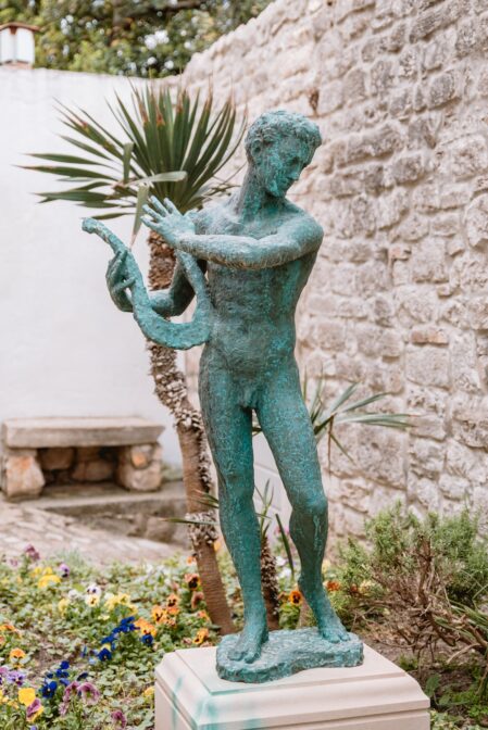 The Apollo sculpture in Osor, Cres, Croatia